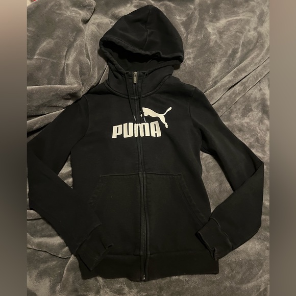 Black Puma Zip Up - Picture 1 of 2